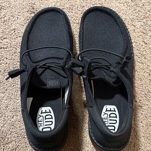 Brand new heydudes black size w9